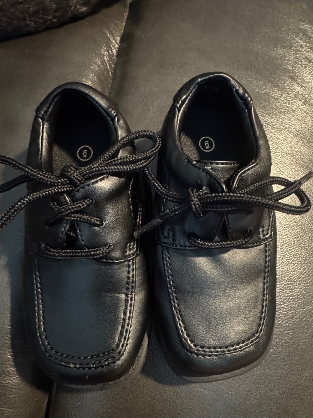 smartfit baby-6 Black Lace-Up Dress Shoes